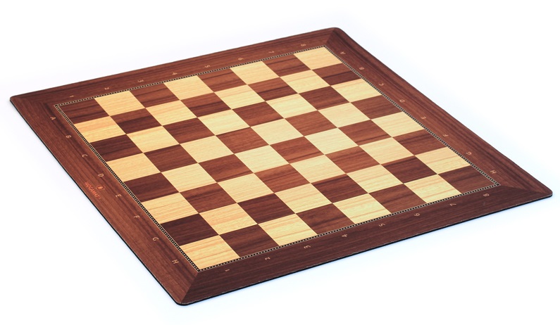 Playmat chess wooden style